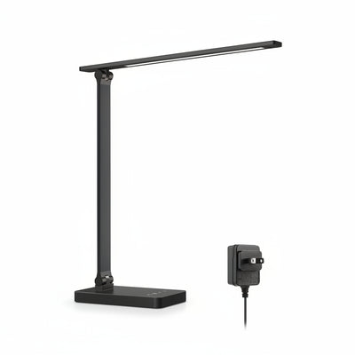 Lepro LED Desk Lamp, Adjustable Eye-Caring Desk Light, 3 Color Modes with 5 Brightness Levels Table Lamp, Touch Control with Memory Function, 9W Dimmable Office Lamp for Office, Home, Reading, Studying, Working, Black