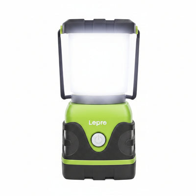 LE 1500LM Battery Powered LED Camping Lantern, Waterproof Tent Light with 4 Light Modes, Camping Essentials, Portable Lantern Flashlight for Camping, Emergency Light, Power Outages, Not Rechargeable