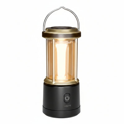 Lepro 1100LM Battery Powered LED Camping Lantern, Waterproof Tent Light with 4 Light Modes, Camping Essentials, Lantern Flashlight for Camping, Emergency Light, Power Outage, Not Rechargeable