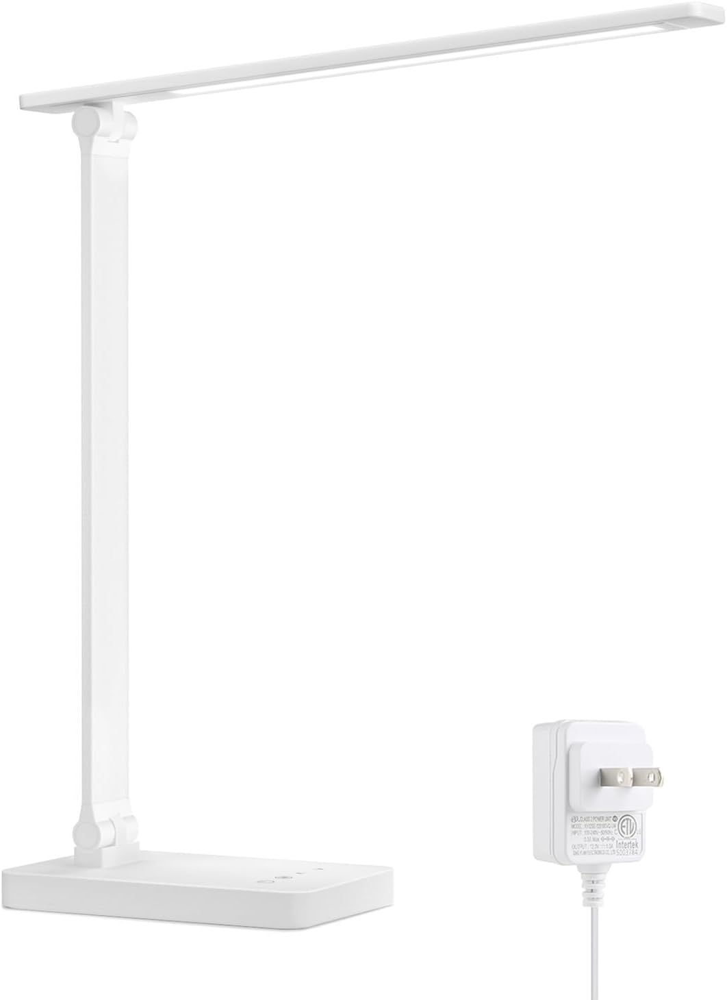 Lepro LED Desk Lamp, Adjustable Eye-Caring Desk Light, 3 Color Modes with 5 Brightness Levels Table Lamp, Touch Control with Memory Function, 9W Dimmable Office Lamp for Office, Home, Reading, Studying, Working, White