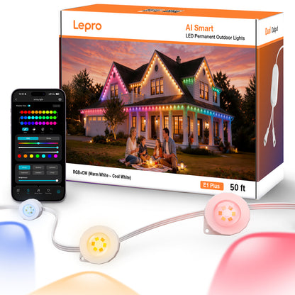 Lepro CA E1 PLUS electronic device with digital display and control buttons, showcasing its sleek modern design.