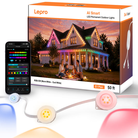 Lepro CA E1 PLUS electronic device with digital display and control buttons, showcasing its sleek modern design.