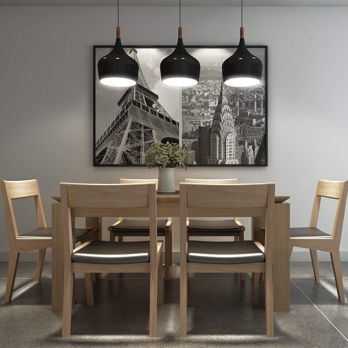 LE LED Light Bulb, 15W A19 E26 LED Bulb 100W Equivalent, Non-dimmable 1500lm Daylight White Light Bulb, 6 Packs