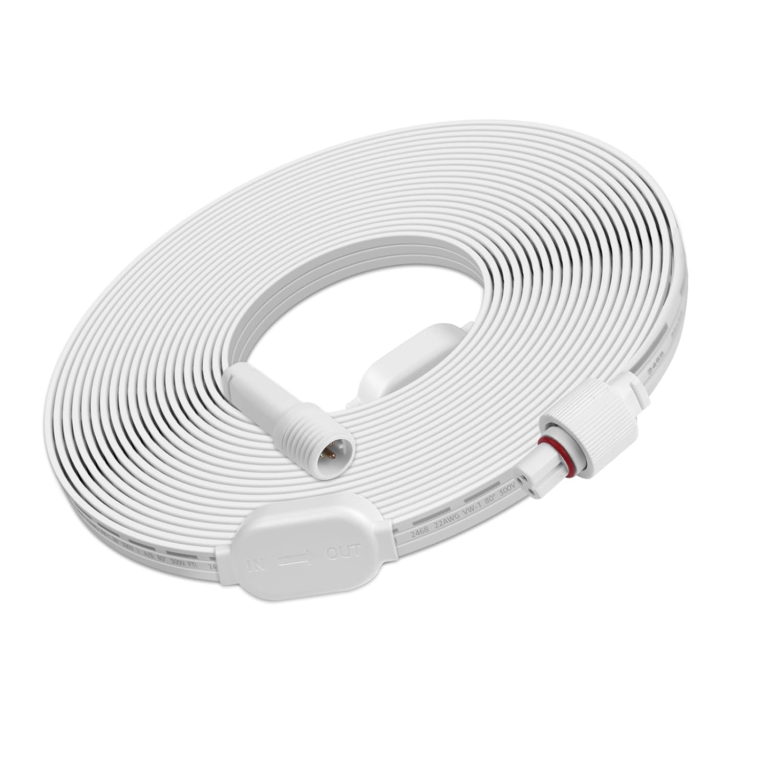 EE1 Permanent Lights Accessories Only, 10ft Extension Cable for EE1 Permanent Outdoor Lights(Not Compatible with E1), Extension Cord with Built-in Data Booster