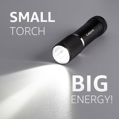 Flashlight, Waterproof Led Flashlight with 3AAA Battery Included, Ultra Bright XTE 3535LED Flash Light, LED Torch for Emergency Camping Hiking Dog Walking, Halloween, Christmas Gift-Giving