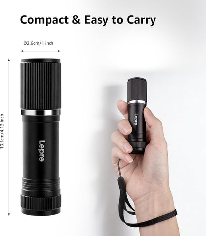 Flashlight, Waterproof Led Flashlight with 3AAA Battery Included, Ultra Bright XTE 3535LED Flash Light, LED Torch for Emergency Camping Hiking Dog Walking, Halloween, Christmas Gift-Giving