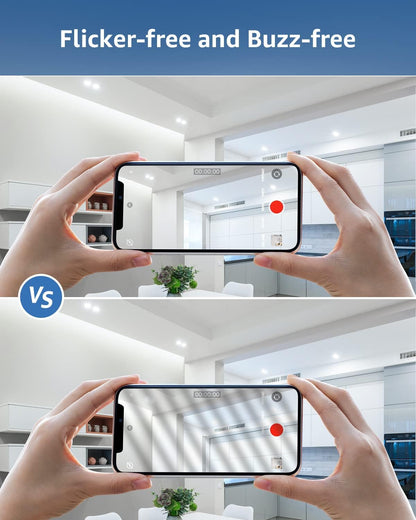 LE GU10 LED Bulbs, 5000K Daylight White GU10 Bulb 50W Equivalent Non-Dimmable, 4W PAR16 LED Spotlight Bulb for Track Lighting, 350lm Light Bulbs for Kitchen, Range Hood, Living Room, Bedroom, 6 Packs