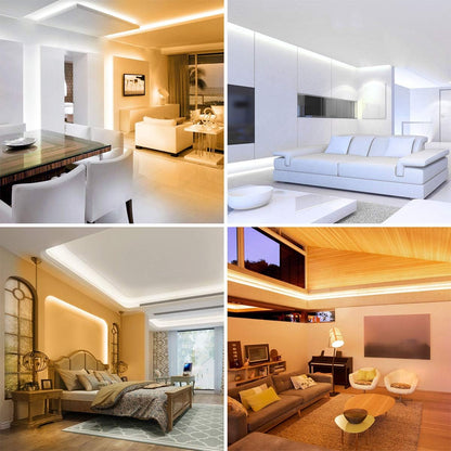 16.4ft Dimmable LED Strip Lights, 3000-6000K Tunable White,300 LEDs SMD 2835 LED Tape Light for Bedroom Home Kitchen, Non-Waterproof