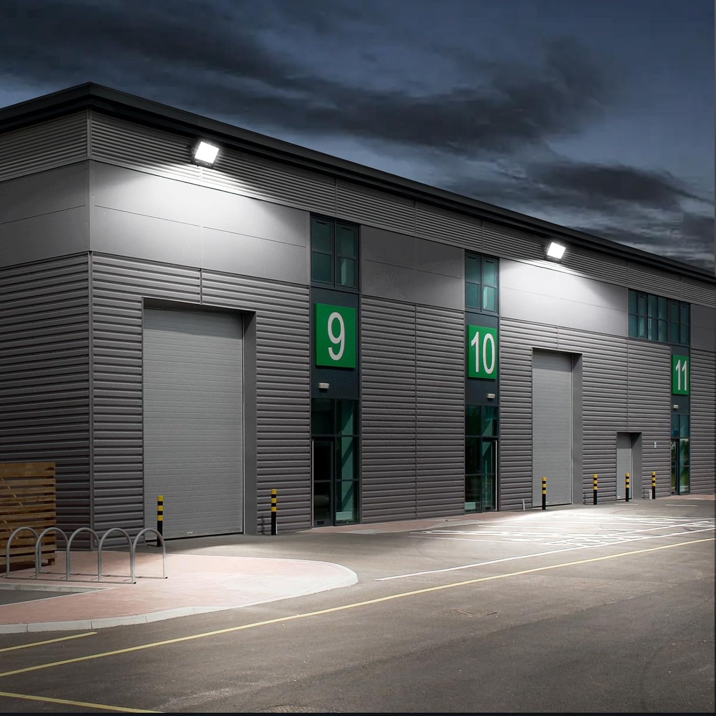 150W Outdoor LED Flood Lights, 5000K 15,000 Lumens Super Bright for Yard, Garden, Driveway, Pool, Parking Area, Playground, Outside Floodlight Fixture