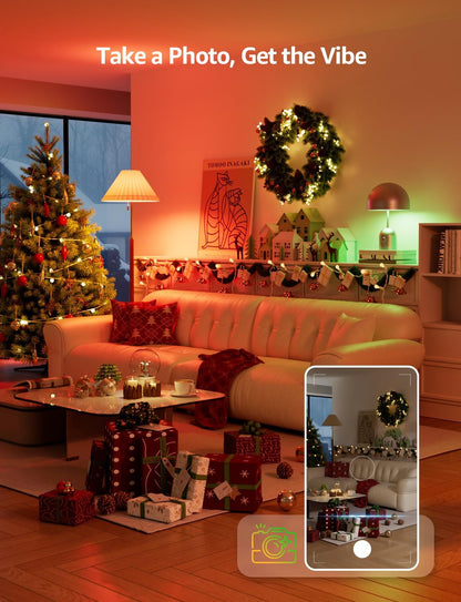 Lepro BR2 AI Smart Light Bulb, RGBWW Dimmable BR30 Bulbs 1200LM, Work with Alexa & Google Home, Music Sync, Flood Color Changing Light Bulbs, WiFi & Bluetooth Via Lepro App, LLM, E26, 4 Pack