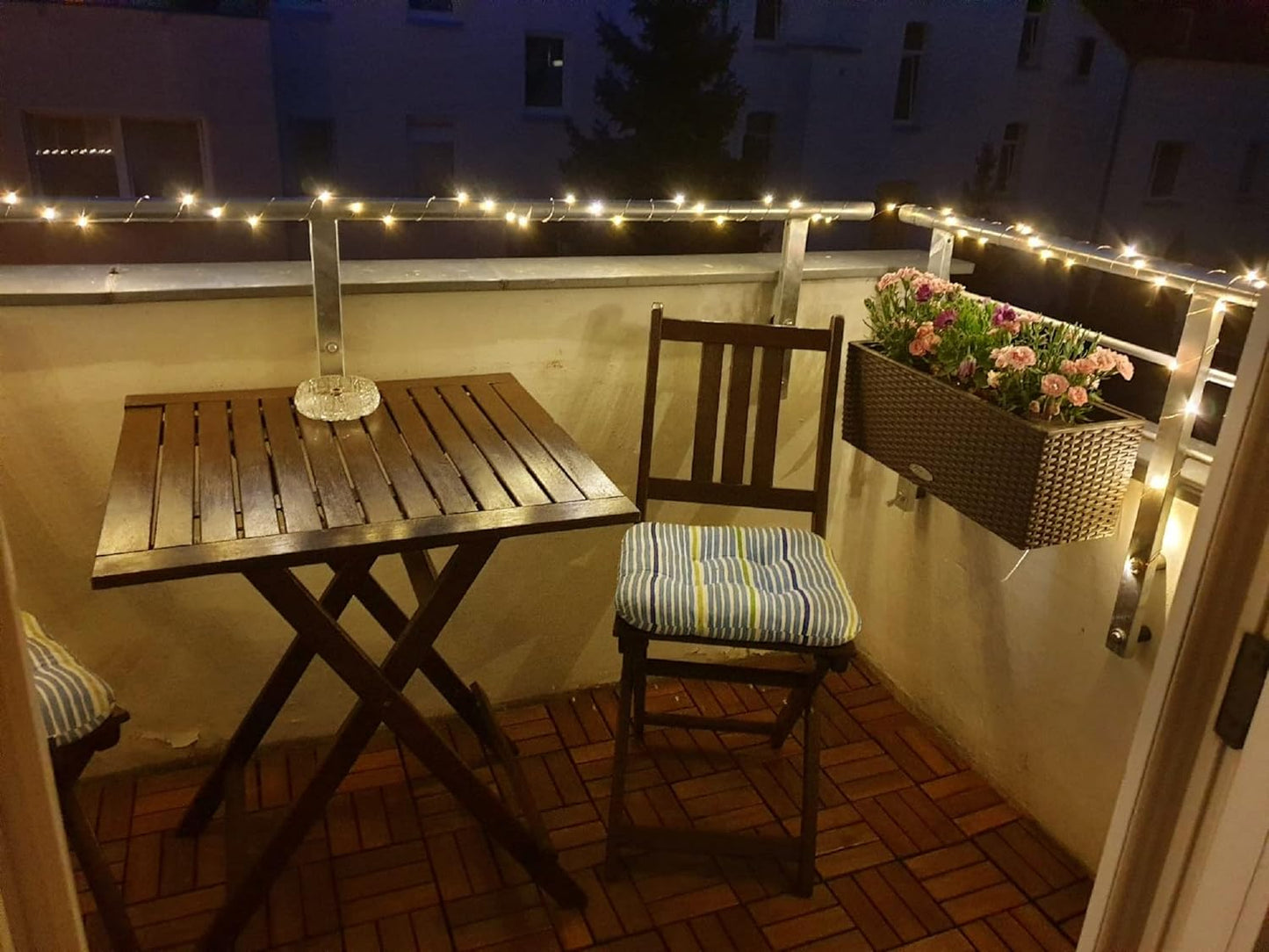 Lepro 10M waterproof LED string lights with 100 warm white copper wire fairy lights, ideal for indoor and outdoor decorative lighting.