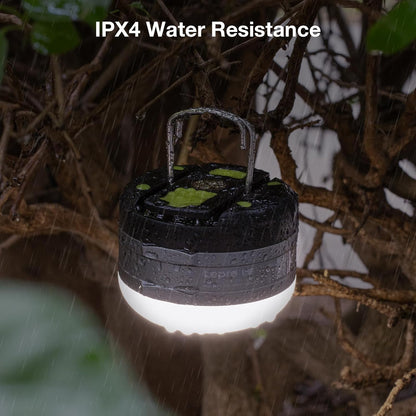 LE USB Rechargeable LED Camping Lantern, 280lm Outdoor Portable Tent Light with Magnet, 3000mAh Power Bank, 3 Lighting Modes, Waterproof Emergency Mini Camp Lantern Light