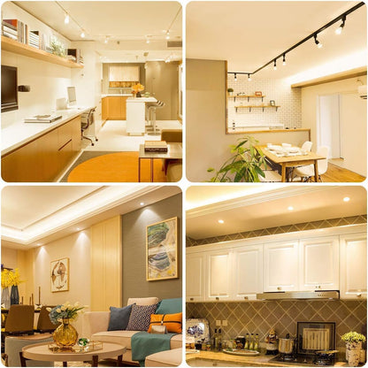 Lepro GU10 LED Bulbs, 5.5W Dimmable LED GU10 Bulb 50W Halogen Bulbs Equivalent, 400lm PAR16 LED Spotlight Bulb, 3000K Warm White, 6 Packs