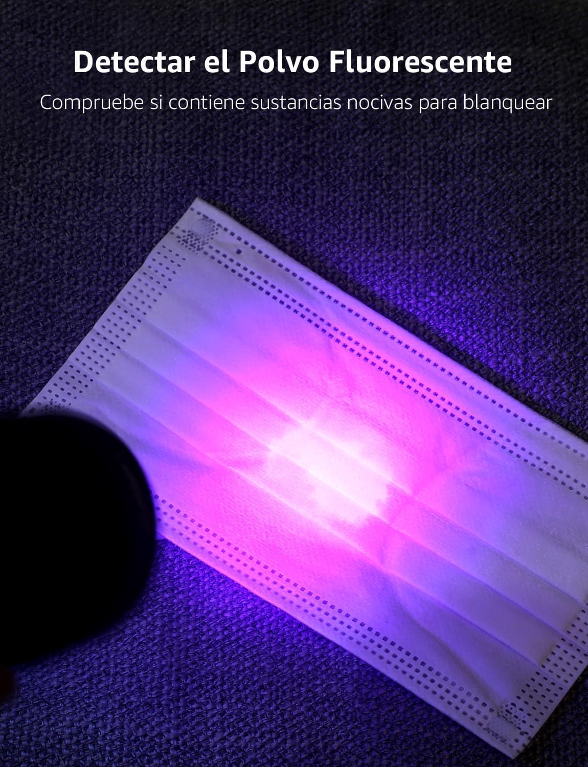LE Small UV Flashlight, 395nm Portable Black Light, Ultraviolet Light Detector for Invisible Ink Pens, Pet Dog Cat Urine Stain and More, AAA Batteries Included, Pack of 2