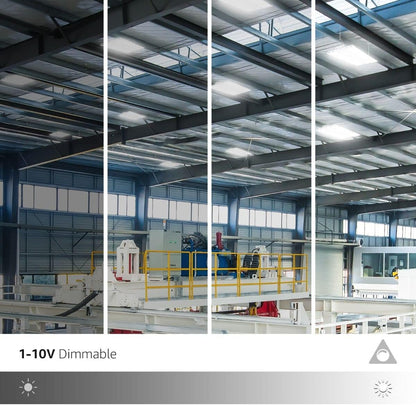 165W 2ft Dimmable Linear LED High Bay Light, 23,100 Lumens 5000K for Warehouses, Factories, 400W Metal Halide Equivalent
