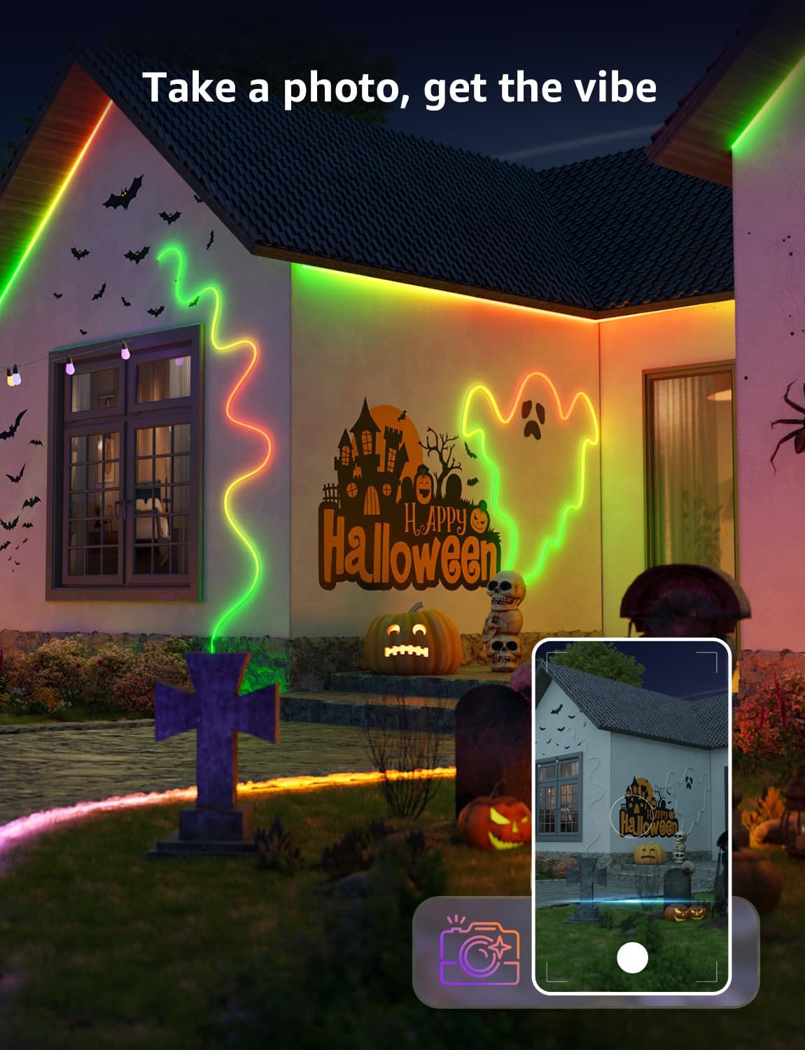 Lepro N1 AI Neon Lights, LLM RGBIC Neon Led Lights, Work with Alexa & Google Neon Rope Light, Music neon led Strip Light, IP65 Outdoor Led Strip Lights Waterproof, 32.8FT LED Lights Strip for Bedroom