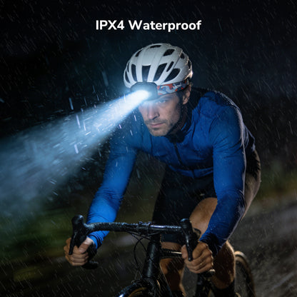 Lepro Dual Power Headlamp, Rechargeable LED Headlight with Type-C & AAA Backup, 10 Modes with Red Light, IPX4 Water Resistant Camouflage Head Torch for Camping Running Hiking Emergency