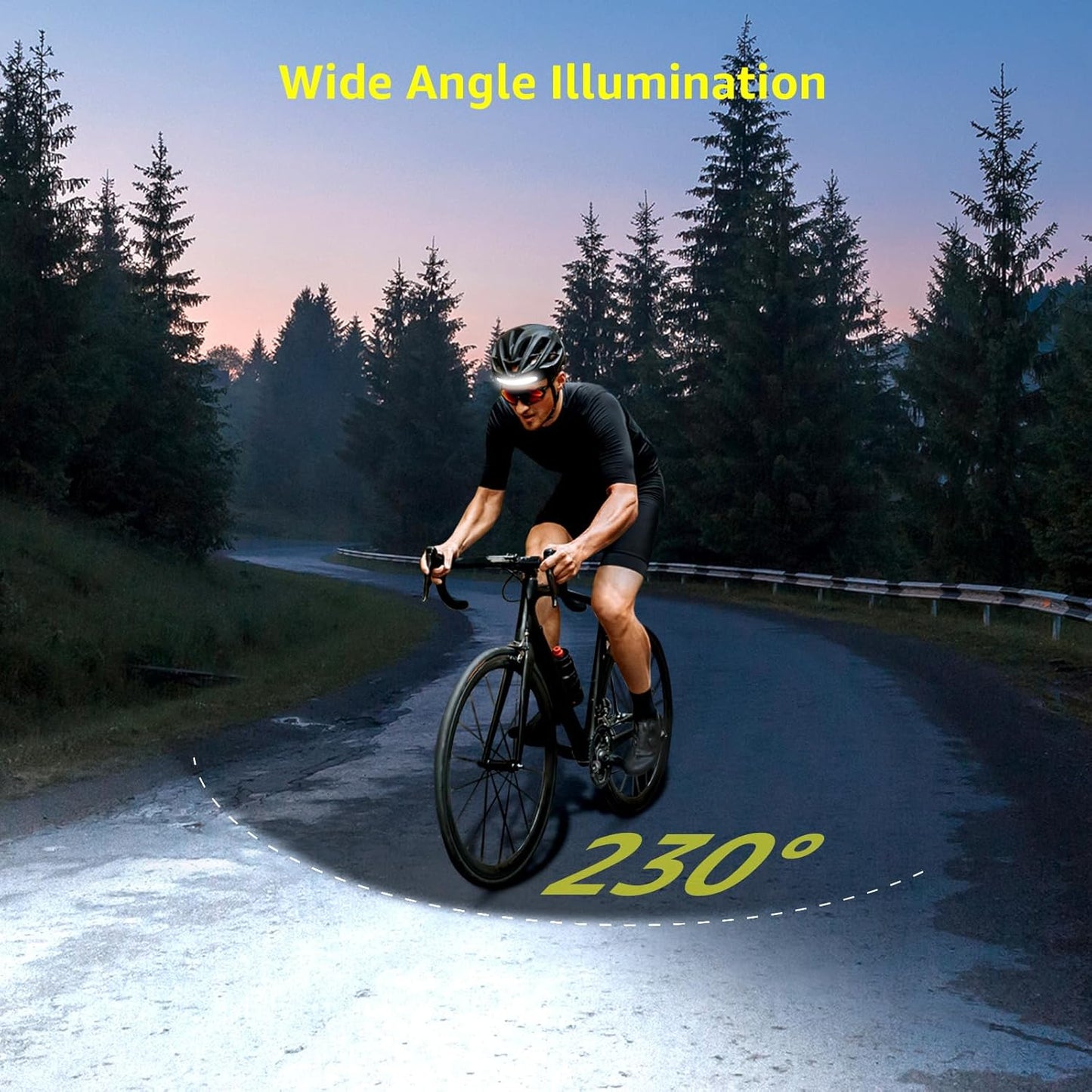 Lepro Rechargeable Headlamp, Super Bright Motion Sensor LED Head Lamp with 5 Light Modes, 230¡ã Wide Beam USB C Lampe Frontale, IP44 Waterproof Headlight for Camping, Running, Fishing, Hardhat