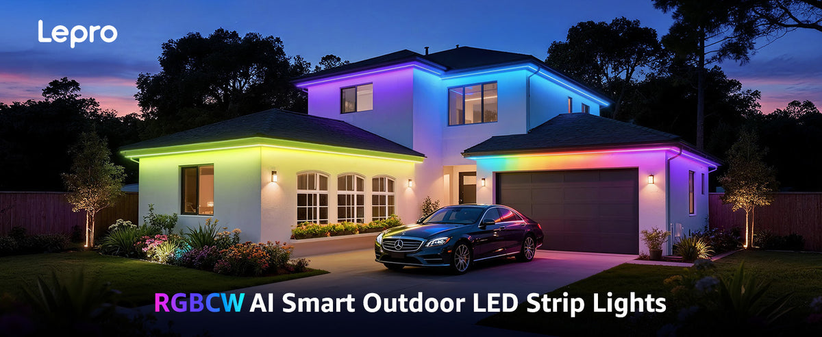 Lepro SW1 AI RGBICW Outdoor LED Strip Lights
